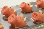 Marzipan-Schweine für Sylvester